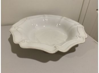 Juliska  White Ceramic Serving Dish Large - 16' Diameter