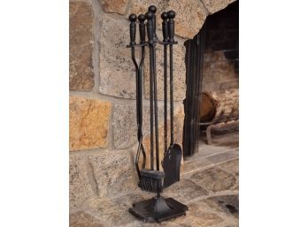 Wrought Iron  Fireplace Tools