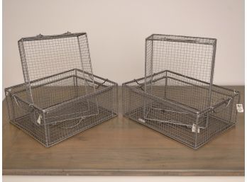 Five Pier 1 Wire Baskets For Storage
