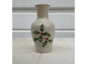Vintage 3 Inch Bud Vase Holiday Presidential By Lenox