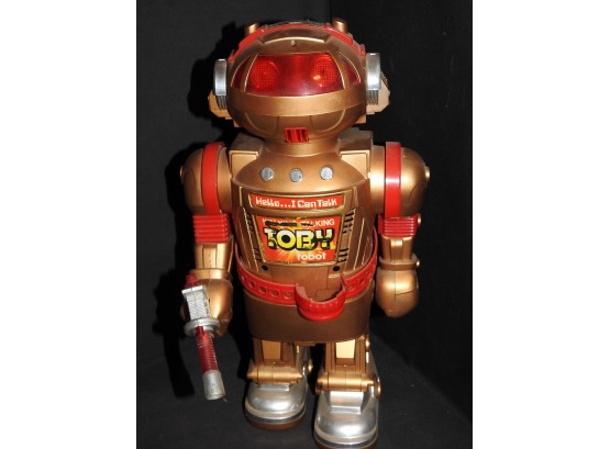 Vintage 1980s  Toby Robot  15 Inches Tall
