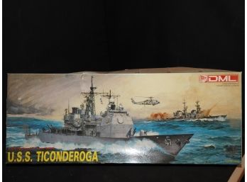 Large DML USS Ticonderoga Battleship Model