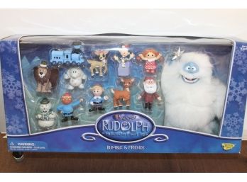 Rudolph Island Of Misfit Toys Bumble Christmas Large Figure Set In Box