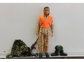 Vintage Military GI Joe Style 12 Inch Figure With Accessories
