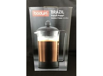 Bodum Brazil French Coffee Press (8 Cup) - Brand New In Box - Red