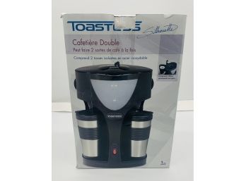 Toastess Silhouette Cafetiere Double - New In Box