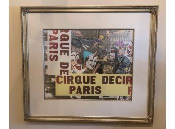 Beautiful Framed Picture 'Cirque De Paris'
