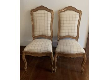 Pair Of  Contemporary  French Style Side Chairs