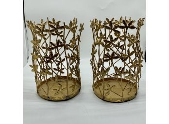 Beautiful Gold Candle Holders