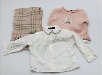Adorable Burberry Baby Set - Size 6 Months