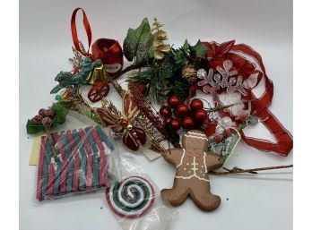Collection Of Holiday Decorations And Ornaments - Lot 1