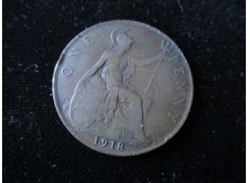British 1918 Large Penny