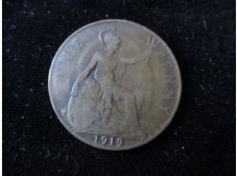 British 1919 Large Penny