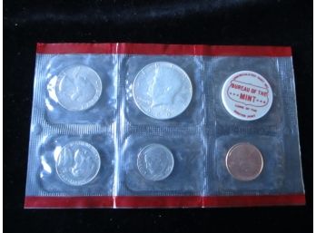 U.S. 1969 D Uncirculated Mint Set, 5 Coins