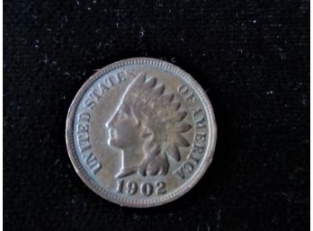 U.S. 1902 Indian Head Penny, XF