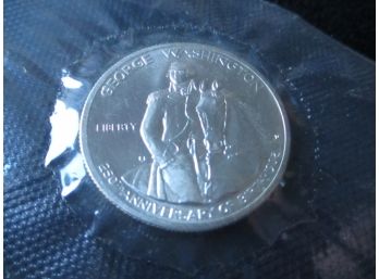 1982 D Commemorative Washington Silver Half Dollar, Sealed/Uncirculated