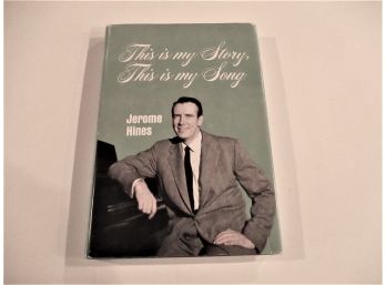 Jerome Hines, 'This Is My Story, This Is My Song', Autographed Book