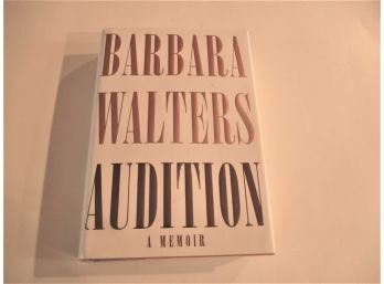 Barbara Walters, 'Audition', Autographed Book