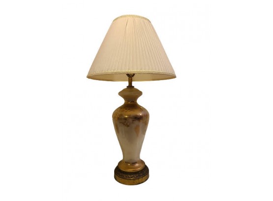 Venetian Style Gold Irrdescent  Lamp