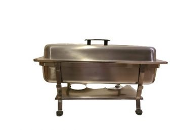 Stainless Steel Serving Tray With Sterno Holders