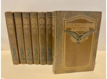 Four Minute Essays By Dr. Frank Crane, 8 Volumes, 1919