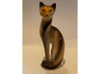 Mid-C Ceramic Siamese Cat Figure