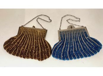 Vintage Beaded Evening Bags With Silk Linings (2)