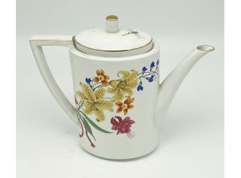 'Flores' Dragonfly Floral Teapot By Lynn Chase Designs