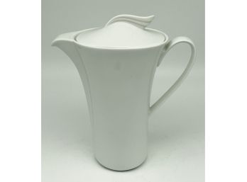 Rosenthal Studio-Linie German White Porcelain Tea Pot With Wave