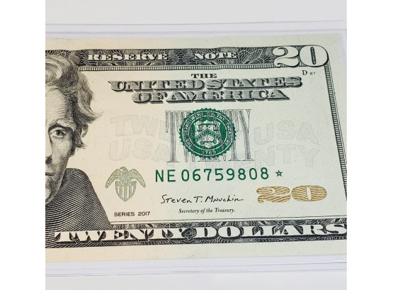 $20 Dollar Bill  Star Note