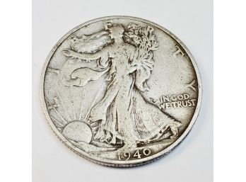 1940 Walking Liberty Half Dollar SILVER