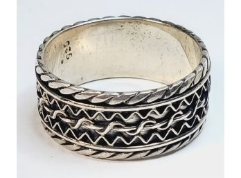 Sterling Silver SPINNER Ring (middle Of Ring Spins)
