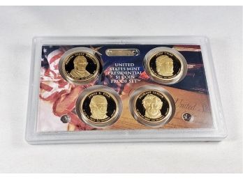 2009 Presidential Proof Golden Dollar Coin Set