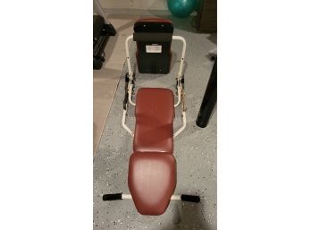Foldable Ab Machine.  Looks To Be New.  Extra Seat Included