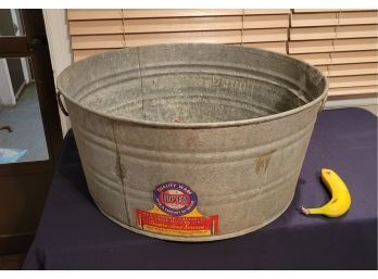Galvanized Bucket - Wash Tub, Beer / Wine Chiller