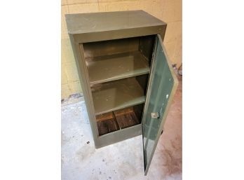 Army Green Metal Storage Cabinet