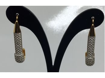 Stunning Fashion Safety Pin Earrings