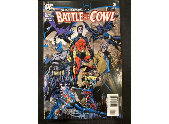 2009 DC Comics Batman: Battle For The Cowl First #2 Of 3