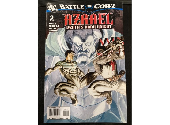 2009 DC Comics Battle For The Cowl Azrael Death's Dark Knight #3 Of 3