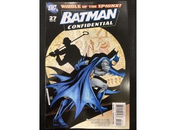 2009 DC Comics Batman Confidential #27 Riddle Of The Sphinx
