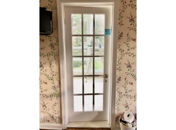 A 15 Lite Interior Glass Door With Lock 29 3/4 X 78 3/4
