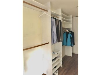 A Complete Walk In Closet - Storage System- Cupboards-Shelves-Rods