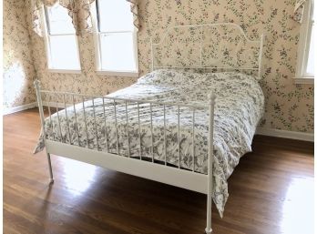 Ikea Rodtoppa Comforter And Floral Cotton Duvet - Qn