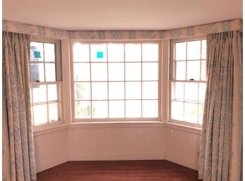 A Bay Window Set With 2 Double Hung 6/6 Windows And 20 Lite Stationary Center Window
