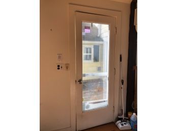A Thermopane One Light Exterior Door