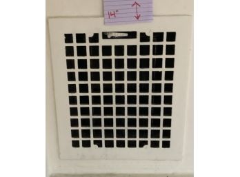 A Collection Of 6 Metal Grate Heating Registers, All Operable