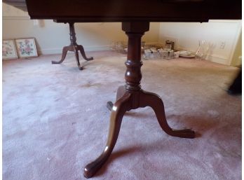 Huge Antique Cheery Dining Room Table