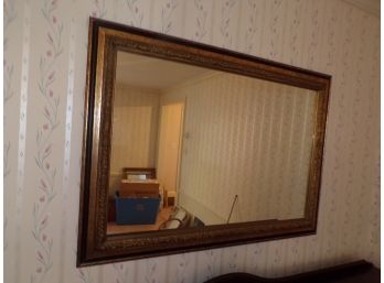 Large Mirror With Ornate Frame