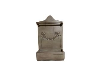 Rustic Grey Wooden Bill And Mail Holder Wall Accent