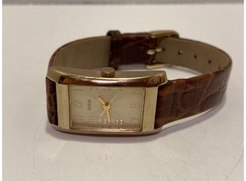 Vintage Faux Snakeskin Guess Watch - May Need Battery And A Band